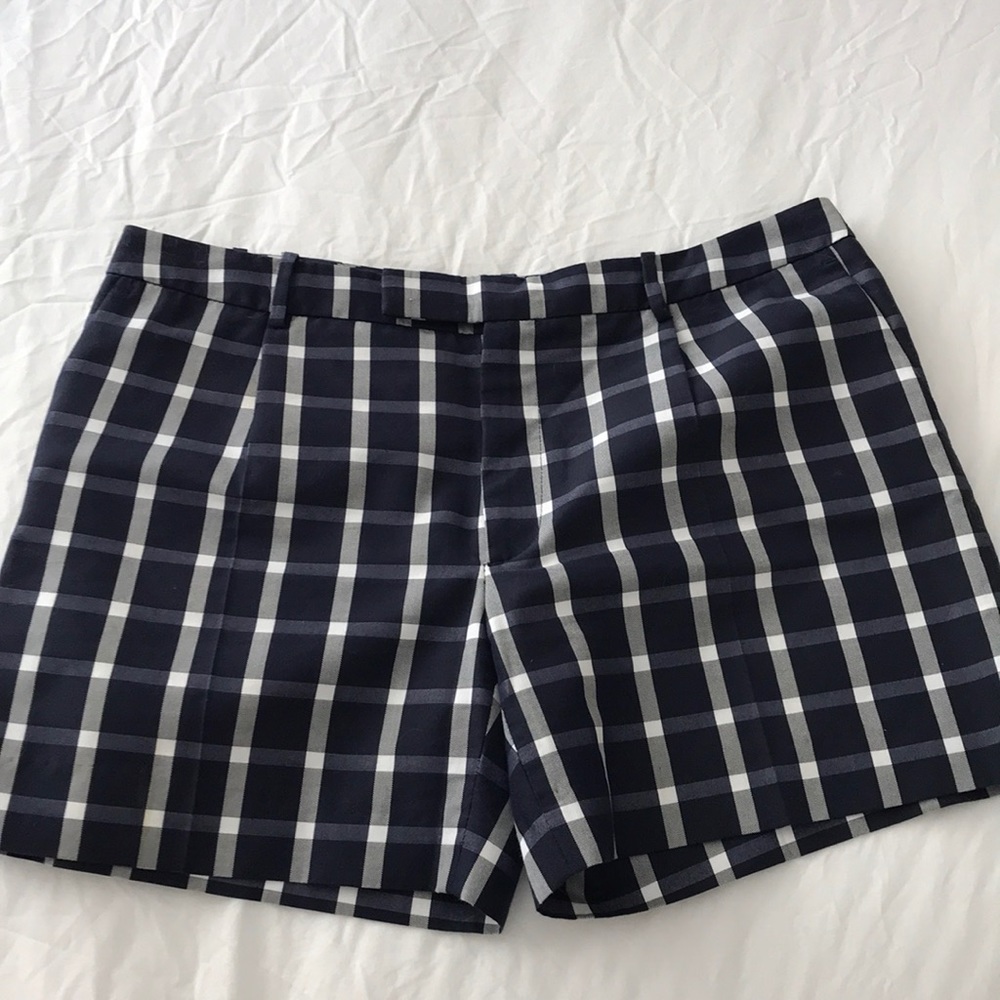 Zara Basic Plaid Shorts